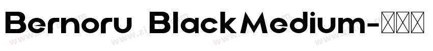Bernoru BlackMedium字体转换